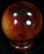 Colorful Carnelian Agate Sphere #32095-1